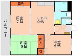 篠栗駅 徒歩4分 4階の物件間取画像